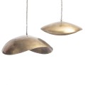 Złota lampa wisząca designerska Fortune Cookie XL - Bazar Bizar