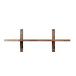 Półka drewniana dębowa Toronto Dark Oil Oak 93 cm - Muubs