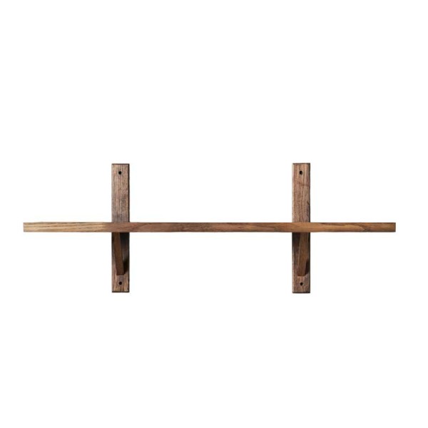 Półka drewniana dębowa Toronto Dark Oil Oak 93 cm - Muubs