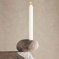Świecznik na jedną świecę Valley, z kamienia rzecznego - Muubs
