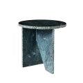 Stolik okrągły marmur Verde Green Marble - Muubs