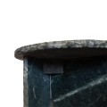 Stolik okrągły marmur Verde Green Marble - Muubs