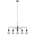 Nowoczesny żyrandol Gloom 5 głowic, czarny - Nordlux