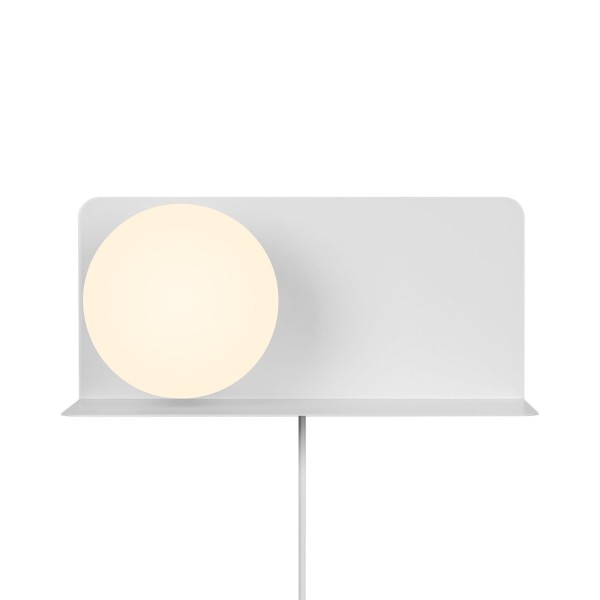 Kinkiet z półką Lilibeth, biały - Nordlux