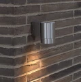 Kinkiet zewnętrzny tuba Tin Maxi, srebrny - Nordlux