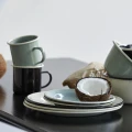 Talerz emaliowany Ginger Black Ø26 - Nordal