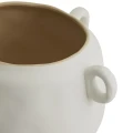 Biała doniczka ceramiczna Karlo Ø34 - Nordal