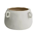 Biała doniczka ceramiczna Karlo Ø34 - Nordal