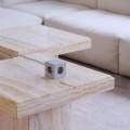 Listwa zasilająca kostka z usb, Square 1 Gotland Grey szara - Avolt