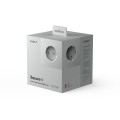 Listwa zasilająca kostka z usb, Square 1 Gotland Grey szara - Avolt
