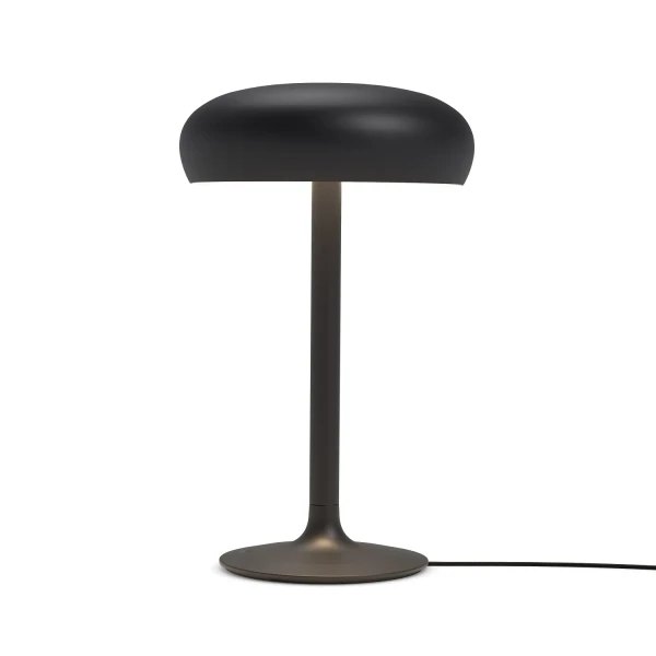 Minimalistyczna lampa stołowa ze ściemniaczem Emendo Black - PLEASE WAIT to be SEATED