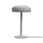 Minimalistyczna lampa stołowa ze ściemniaczem Emendo Cloud Grey - PLEASE WAIT to be SEATED