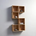 Półka modułowa Blocks Natural, lity dąb olejowany - Muubs