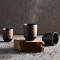 Nowoczesny kubek z kamionki Ceto Mocha, 6 szt - Muubs