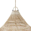 Duży abażur rattanowy Drop 80 - Bazar Bizar