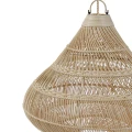 Duży abażur rattanowy Drop 80 - Bazar Bizar
