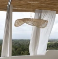 Abażur rattanowy do lampy wiszącej Chapeau, naturalny - Bazar Bizar