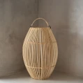 Abażur do lampy wiszącej z rattanu Zuri-S - Bazar Bizar