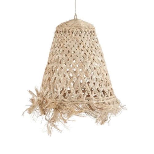 Klosz do lampy wiszącej boho Abaca Jelly Fish M - Bazar Bizar