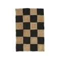 Dywanik z juty pleciony Nanea 90x60, szachownica - Nordal