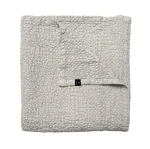 Narzuta na łóżko 160x260 Dani Clean, Oeko-Tex Gots, jasnoszara - Himla