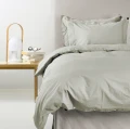 Poszewki na poduszki 50x90, bawełna organiczna perkal 200 tc, Dreamtime Spring zielony, Oeko-Tex GOTS, 2pak - Himla
