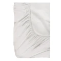 Prześcieradło z gumką 180x200, Dreamtime białe, Oeko-Tex, bawełniane - Himla