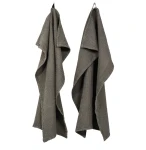 Ścierki kuchenne Hetty Charcoal, 2pak - Himla