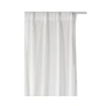 Zasłona lniana z taśmą Sunrise White 280x290 biała, 1 szt - Himla