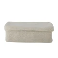 Koszyki na drobiazgi Annukka, juta, białe - Bloomingville