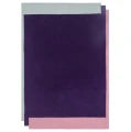 Dywan z wełny Arkki 140x200, śliwkowy - Finarte