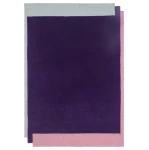 Dywan z wełny Arkki 200x300, śliwkowy - Finarte