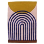 Designerski dywan wzorzysty Atrium 200x300, różowy - Finarte