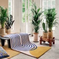 Designerski dywan wzorzysty Atrium 200x300, różowy - Finarte
