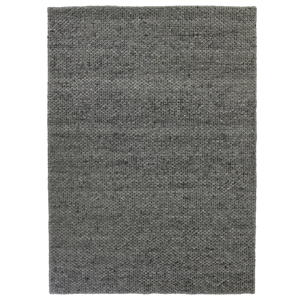 Dywan wełniany ciemnoszary Keto 140x200, faktura bąbelków - Finarte