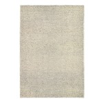 Dywan wełniany szary Keto 140x200, faktura bąbelków - Finarte