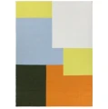 Dywan wełniany graficzny wzór Kortteli Yellow 140x200 - Finarte