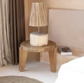 Stolik ogrodowy drewniany Wabi Sabi M - Bazar Bizar