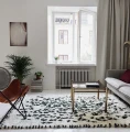 Dywan z długim włosiem Suovilla White 170x240 wełniany - Finarte