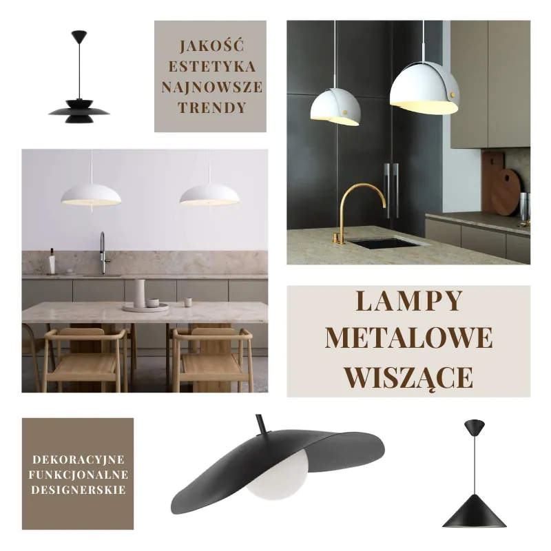 Lampy metalowe wiszące, sklep internetowy oświetlenie Naturalhomedecor