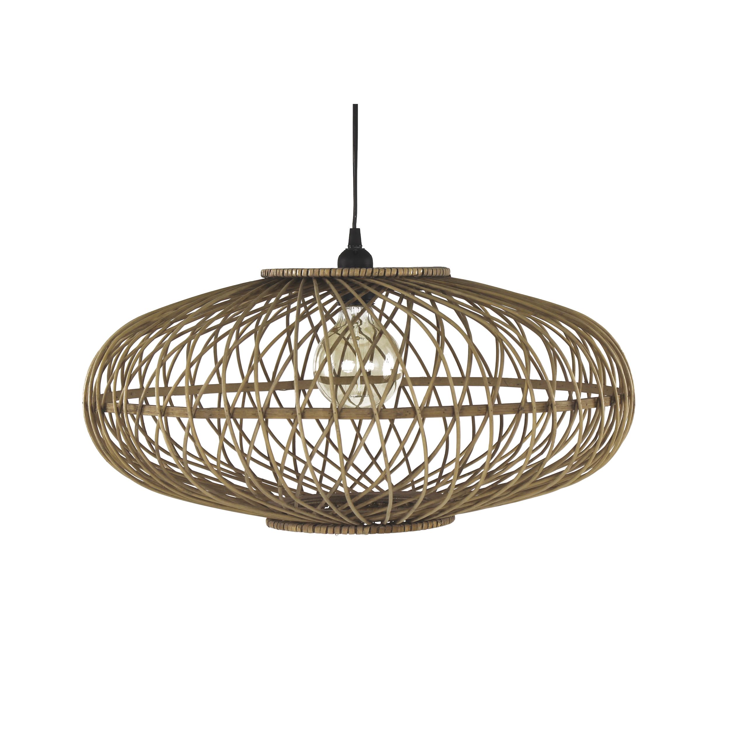 Lampa bambusowa wisząca w stylu japandi Natural Home Decor