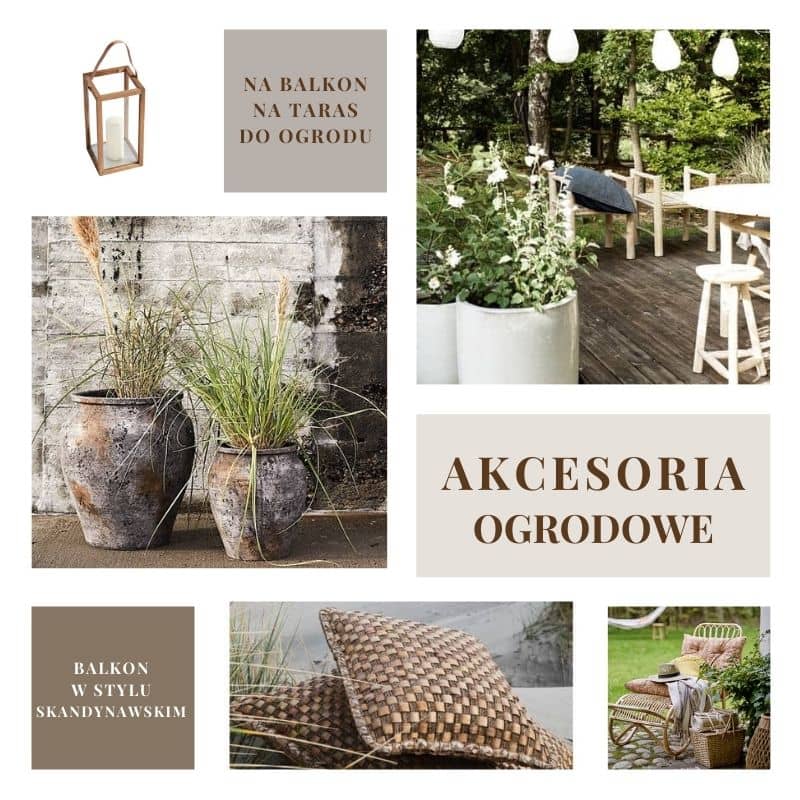 Skandynawskie akcesoria ogrodowe Natural Home Decor