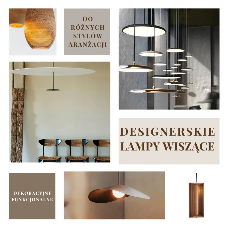 Designerskie lampy wiszące naturalhomedecor