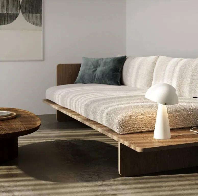 Styl japandi, salon w stylu japandi - poradnik wnętrz Natural Home Decor