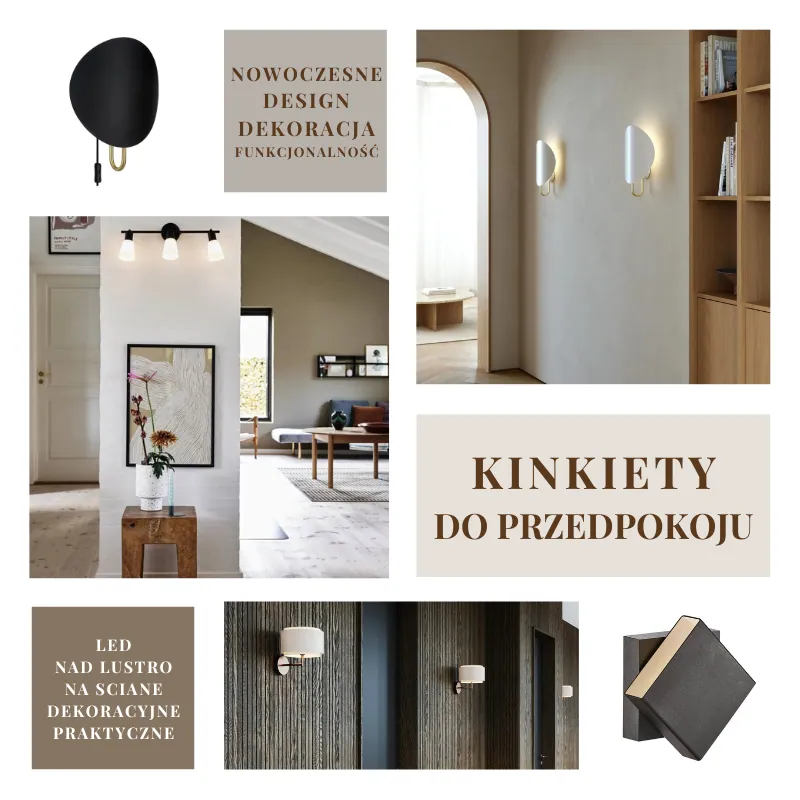Kinkiety do przedpokoju, sklep internetowy Natural Home Decor
