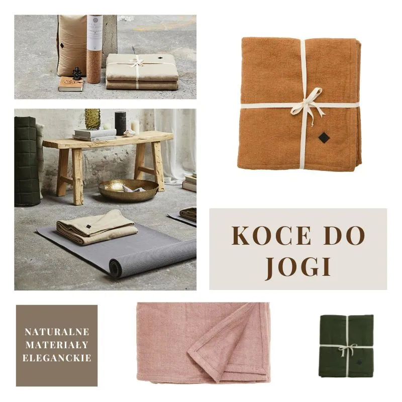 Koce do jogi, bawełniane koce do jogi w Natural Home Decor