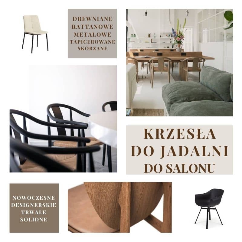 Krzesła do kuchni i jadalni krzesła do salonu Natural Home Decor