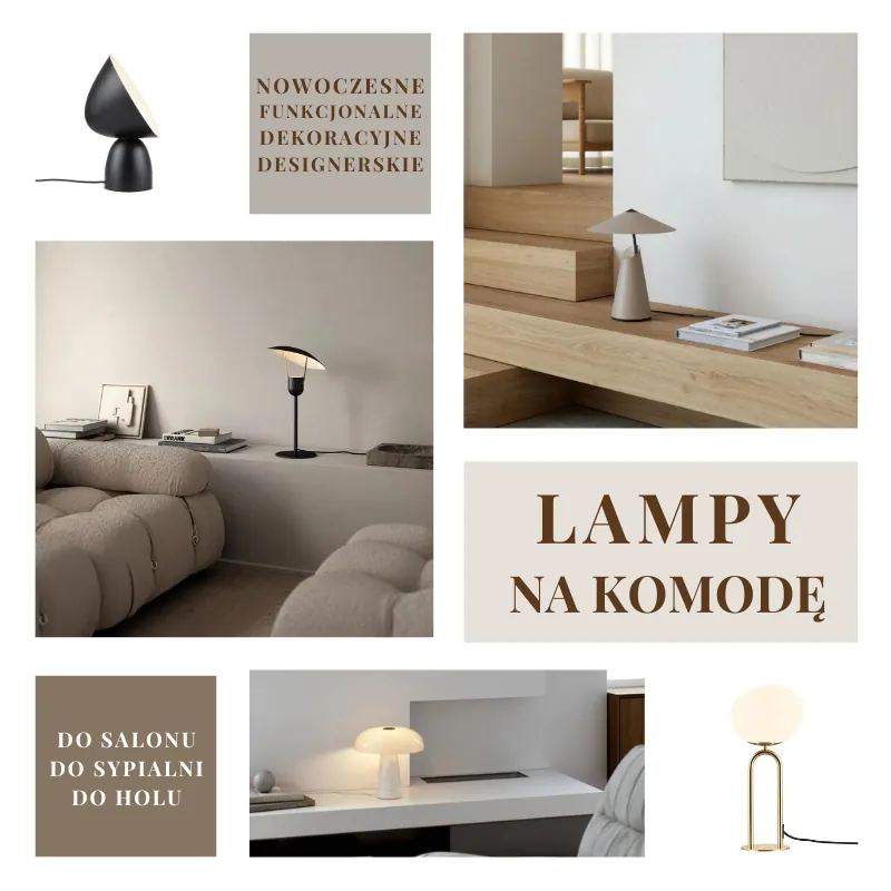 Lampy na komodę, sklep Naturalhomedecor