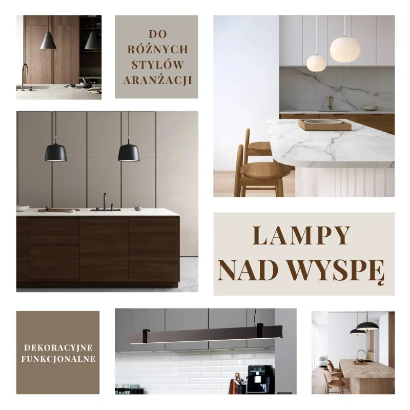 Lampy nad wyspę - Naturalhomedecor sklep internetowy