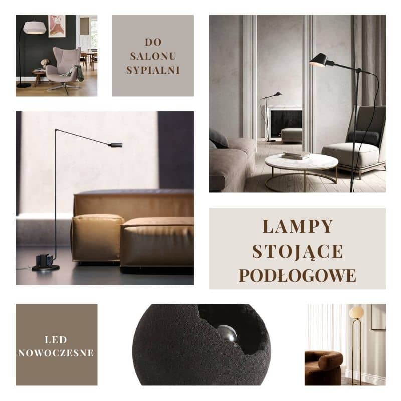 Lampy podłogowe lampy stojące do salonu i sypialni Natural Home Decor